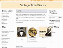 Tablet Screenshot of howardwatches.com